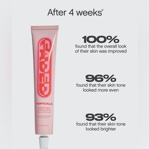 This gel serum gently fades the look of your most stubborn marks, scars,spots